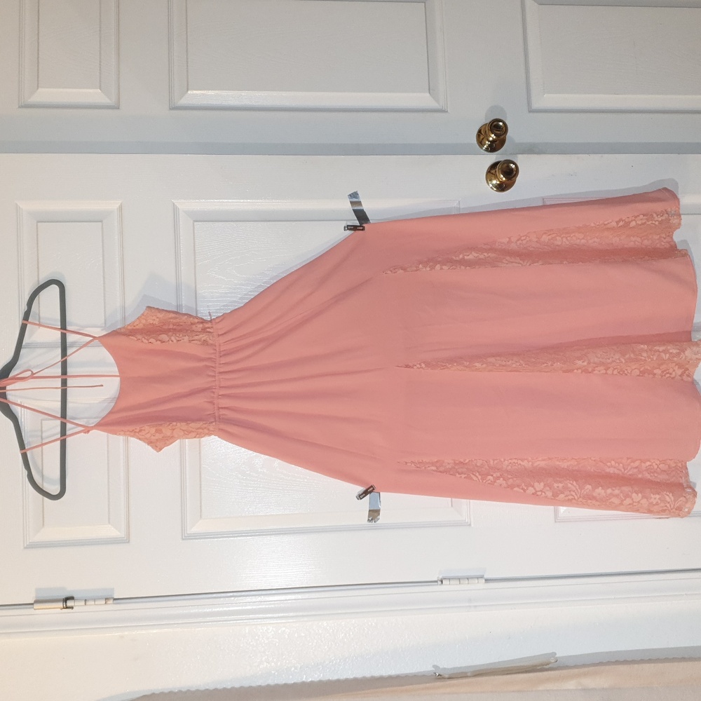 Candie's Lace Back Maxi Dress